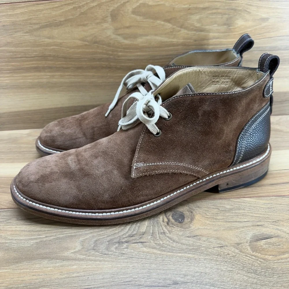 George Brown Bilt Mens Boots Size 10.5 M Brown Suede Chukka Boot
